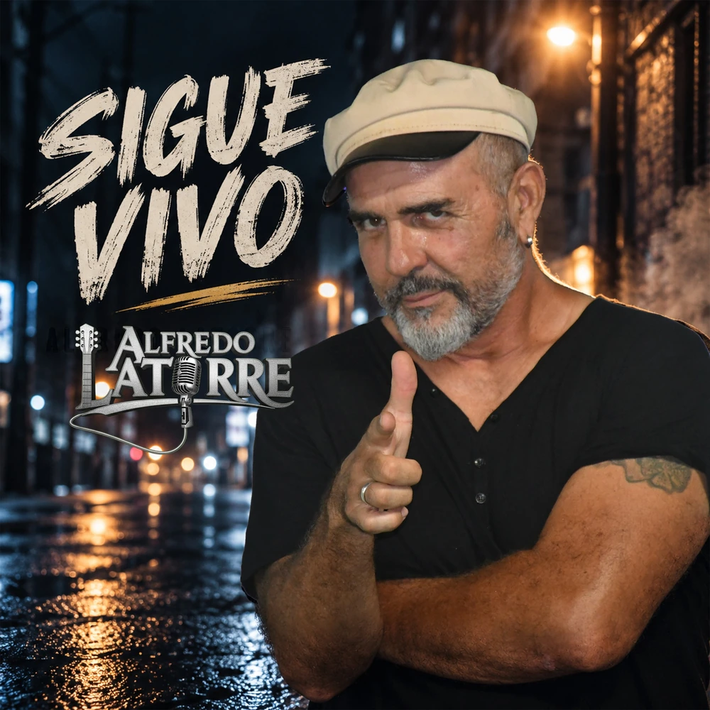 Portada del single Sigue vivo, de Alfredo Latorre